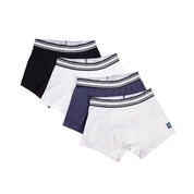 Pack of Four (Navy Blue + Grey + White + Black)