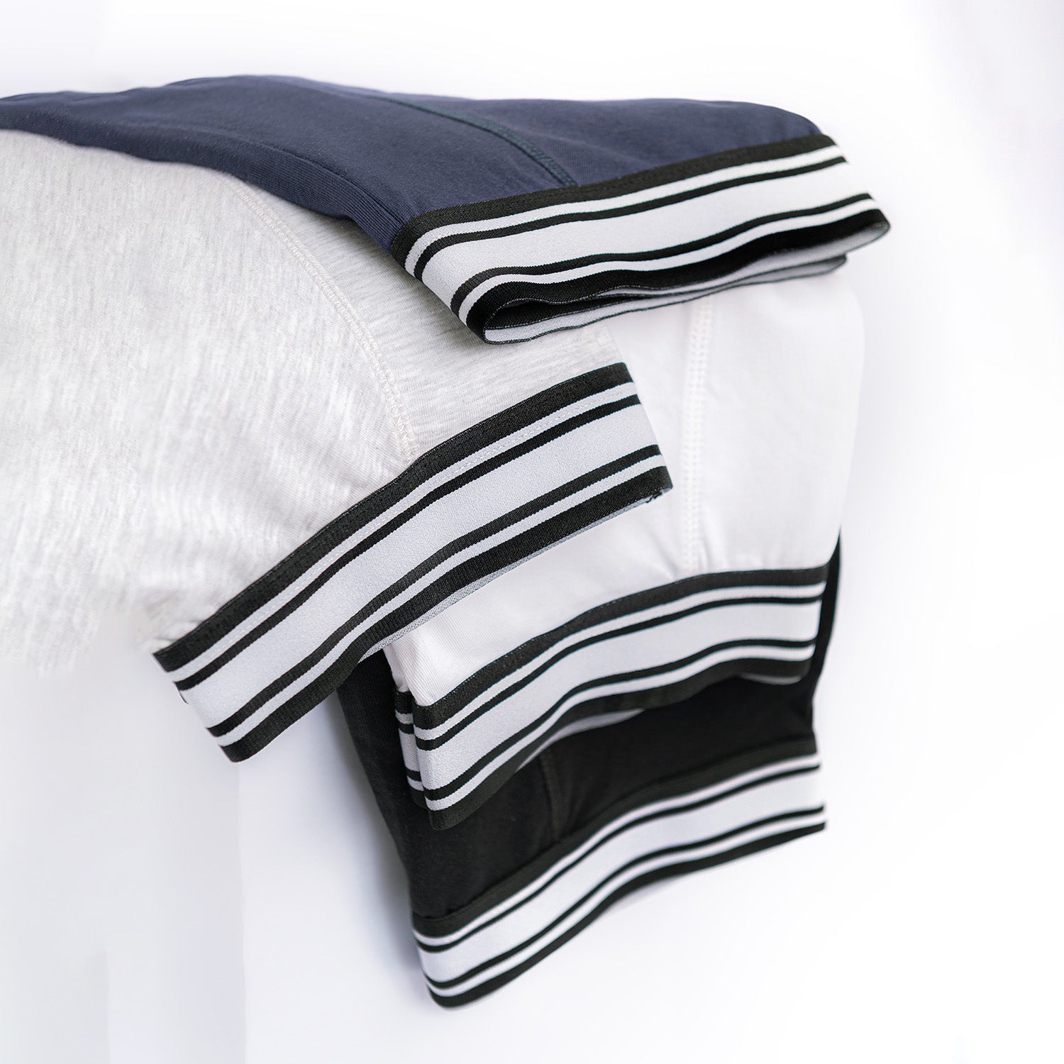 Pack of Six (2 Navy Blue + 2Grey + White + Black)