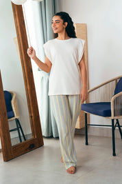 Stay comfortable in the Beach Moss Women Pajama Sets, designed for a relaxed and stylish fit.