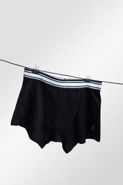 Lightweight and relaxed Black Cotton Men’s Boxers, perfect for daily wear.