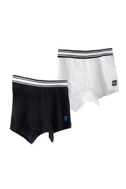 Breathable and lightweight Black & White Men’s Boxer Set for all-day comfort.