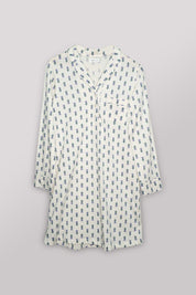 White Floral Nightshirt - Snoozeoff