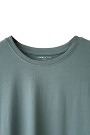 Comfortable Dusty Jade Short Sleeve Round Neck Tee with a relaxed fit for daily use.