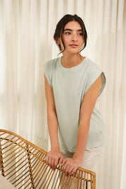 Stay comfortable all night in the Eva Women Pajama Sets, made with lightweight and cozy fabric.