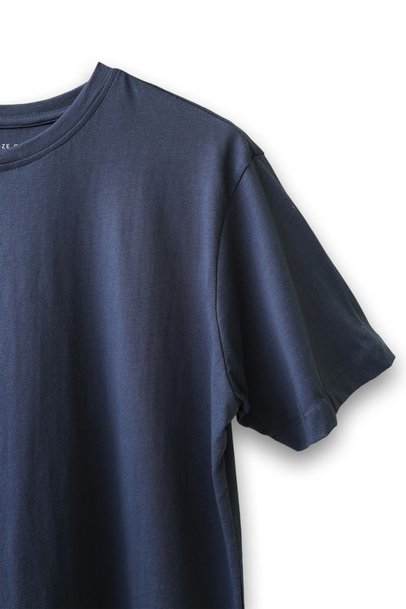 A perfect blend of style and comfort, the Graphite Blue Casual Wear Men's Round Neck Tee is ideal for daily outfits.