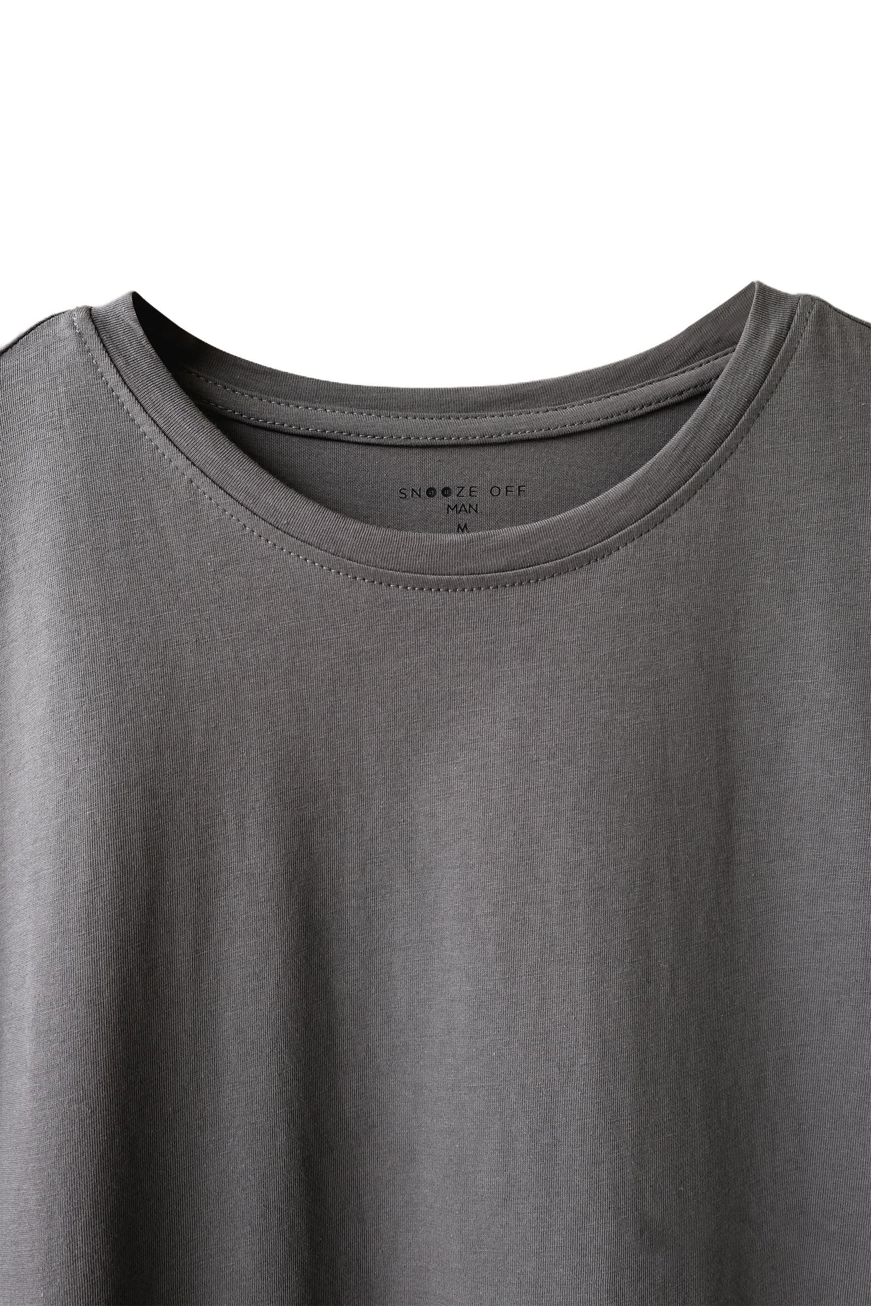 Stay effortlessly stylish with the Grey Forest Casual Round Neck Shirt for Men, ideal for everyday wear.