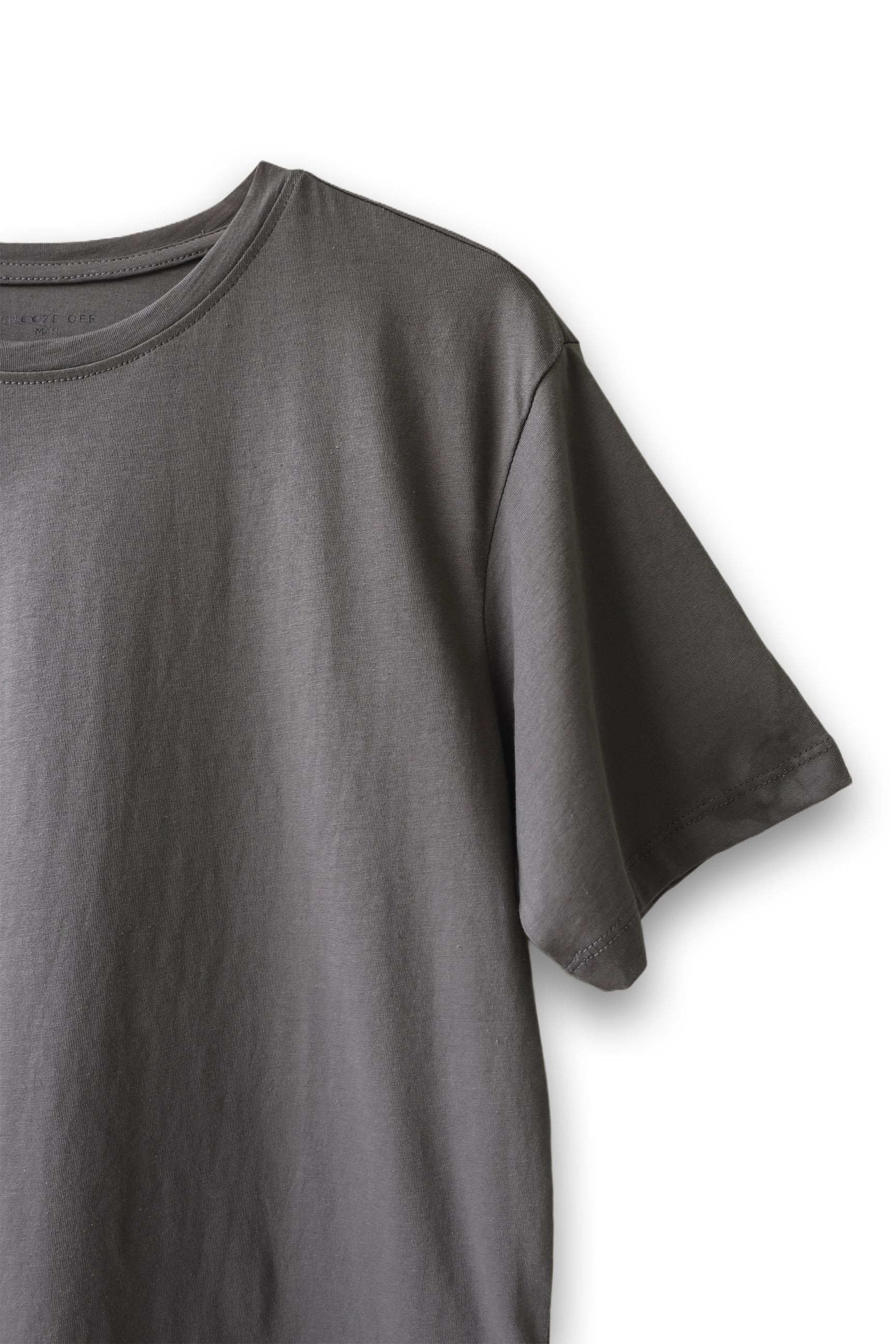 The Grey Forest Everyday Wear Men's T-Shirt offers a relaxed fit and a modern, clean look.