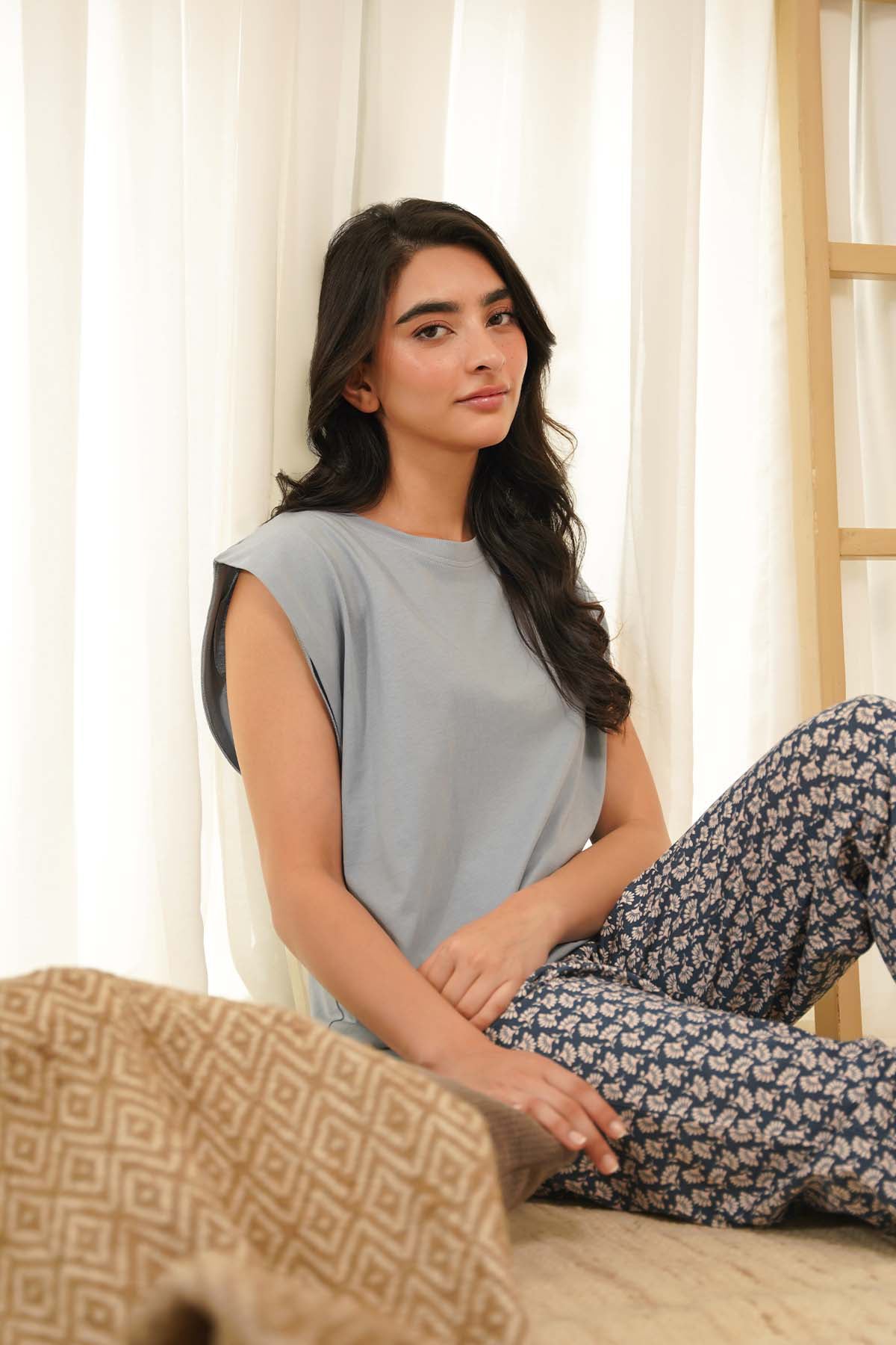 Enjoy comfort and style with the Hazel Ladies Pajamas Set, designed for a relaxed and cozy fit.