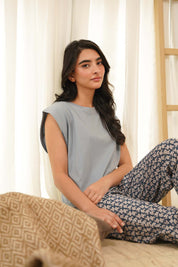 Enjoy comfort and style with the Hazel Ladies Pajamas Set, designed for a relaxed and cozy fit.