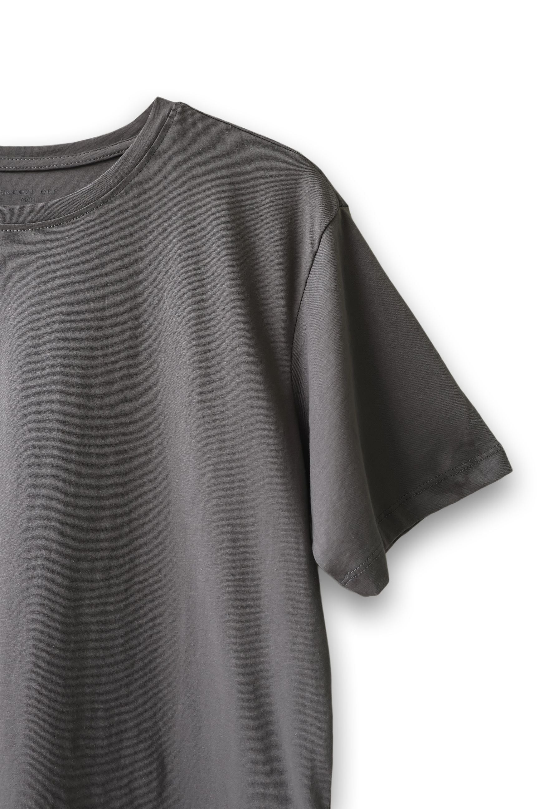 Men's Eco-Friendly Basics 100% Cotton Luxe Knit T-Shirt - Snoozeoff