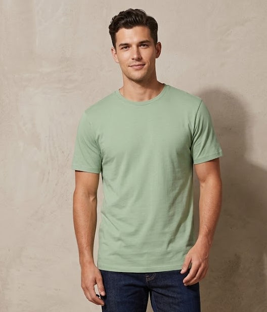 Lime Cream Men's Round Neck