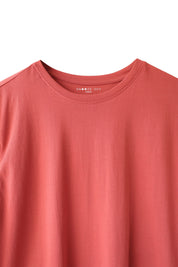 Add a bold touch to your wardrobe with the Mars Red Classic Fit Men's Crew Neck Tee, perfect for casual wear.