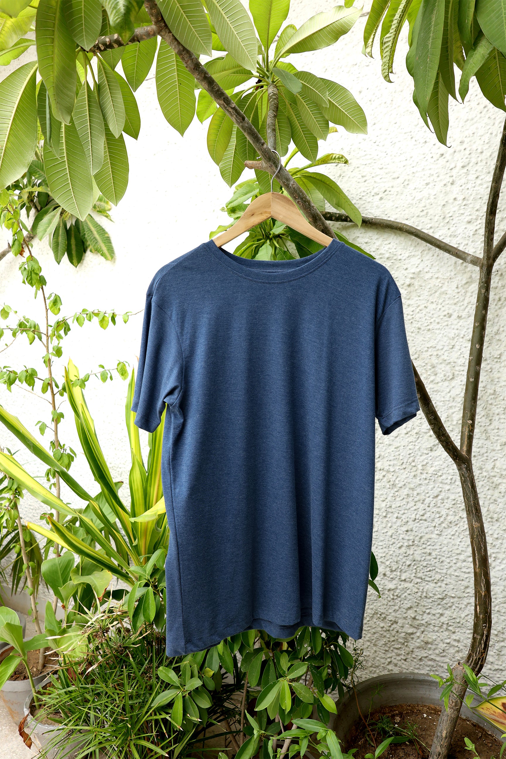 The Nightshadow Classic Men's Half Sleeve Round Neck combines a relaxed fit with lightweight fabric for all-day ease.