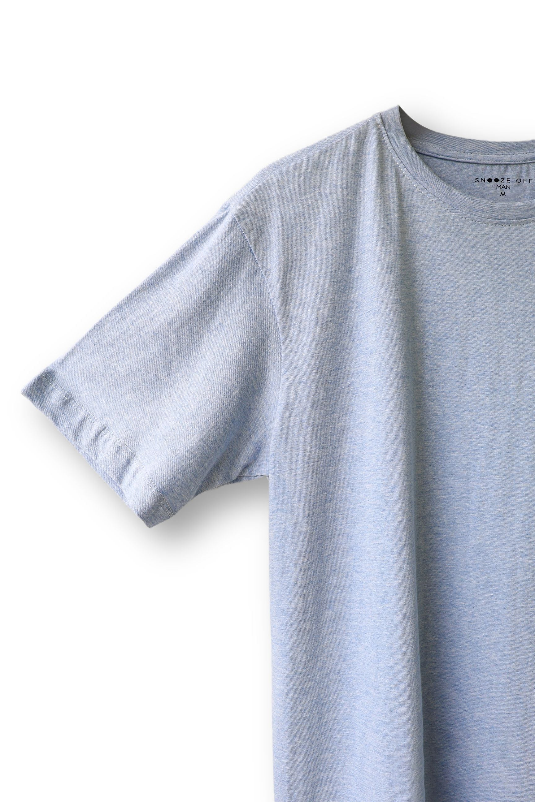Stay effortlessly stylish with the Nile Blue Casual Fit Men's Round Neck Tee, perfect for everyday wear.