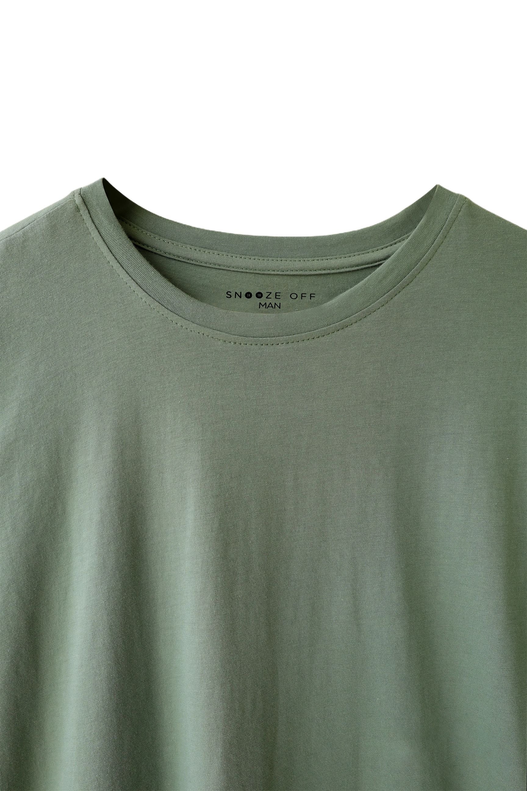 Lightweight and easy-to-wear Olive Bay Casual Crew Neck T-Shirt for daily use.