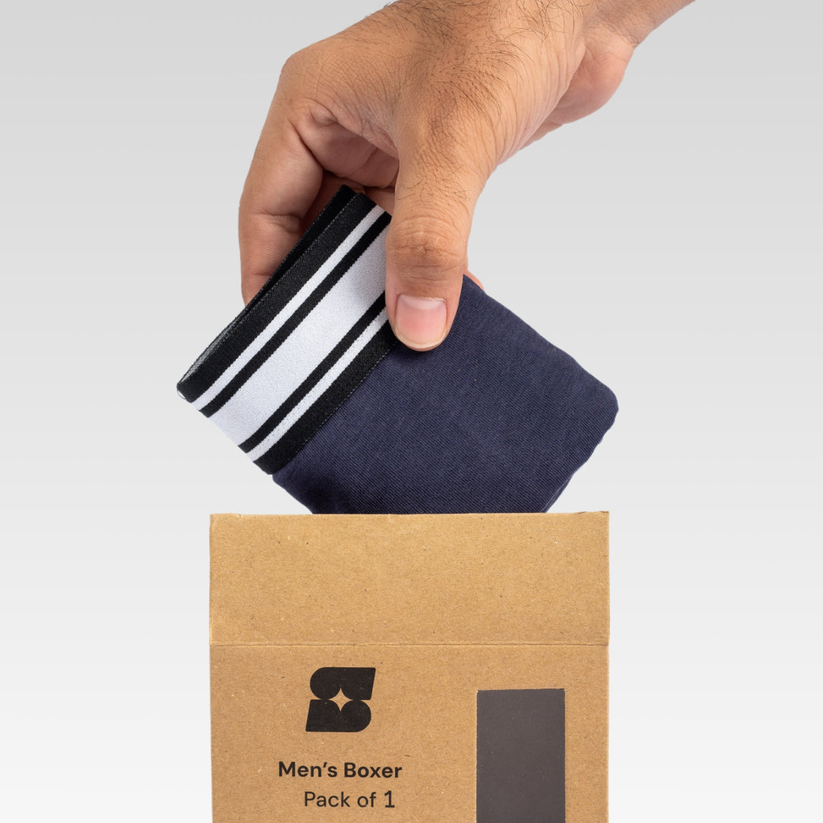Premium Comfort Men’s Boxers (Navy Blue) | Snoozoff