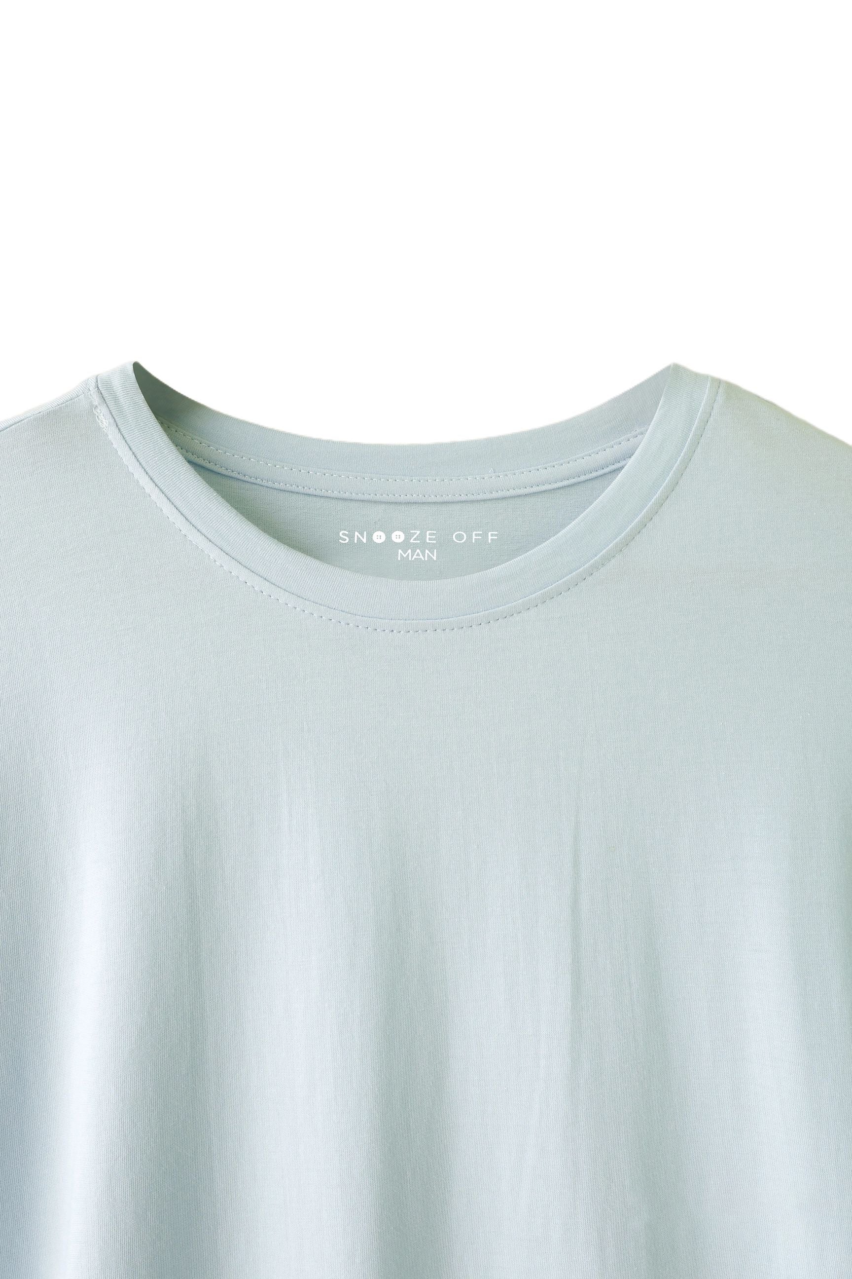 Sky Men's Round Neck T-Shirt