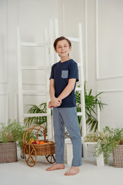 Taffy Navy Pajama Sets
