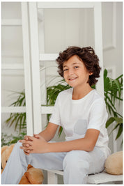 Taffy White Boys Pyjama Sets