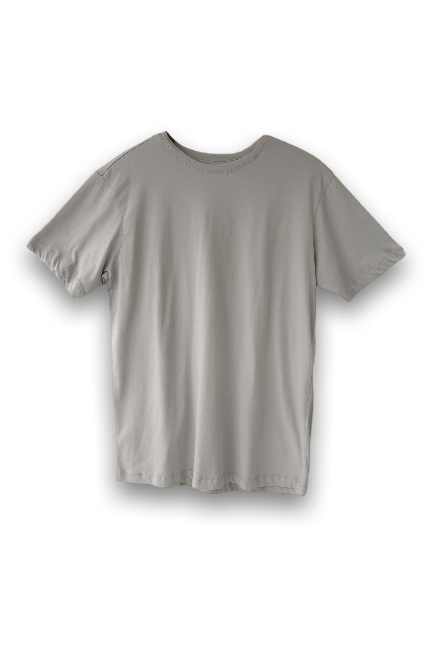Soft and breathable Taupe Essential Round Neck Men’s T-Shirt, perfect for everyday comfort.
