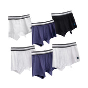 Pack of Six (2 Navy Blue + 2Grey + White + Black)