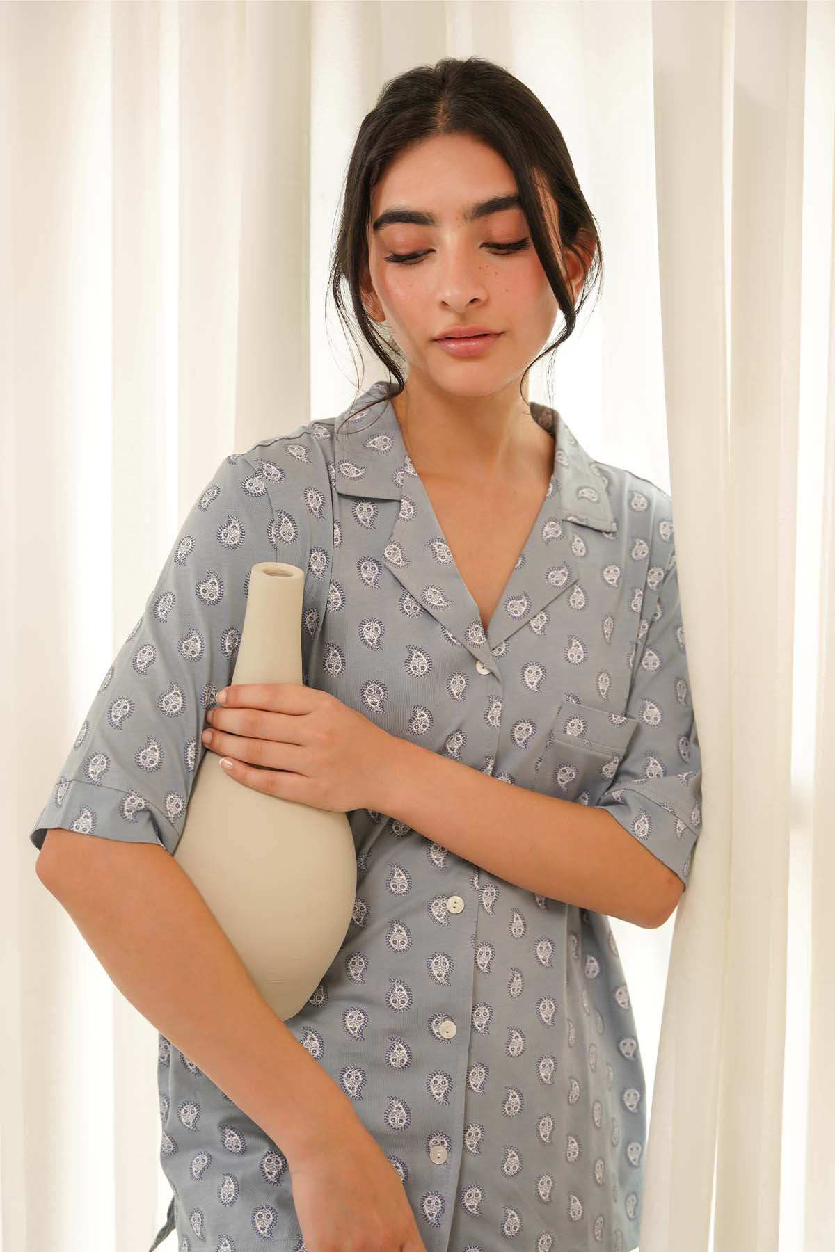 Willow Lightweight Button Down Shirt for Women